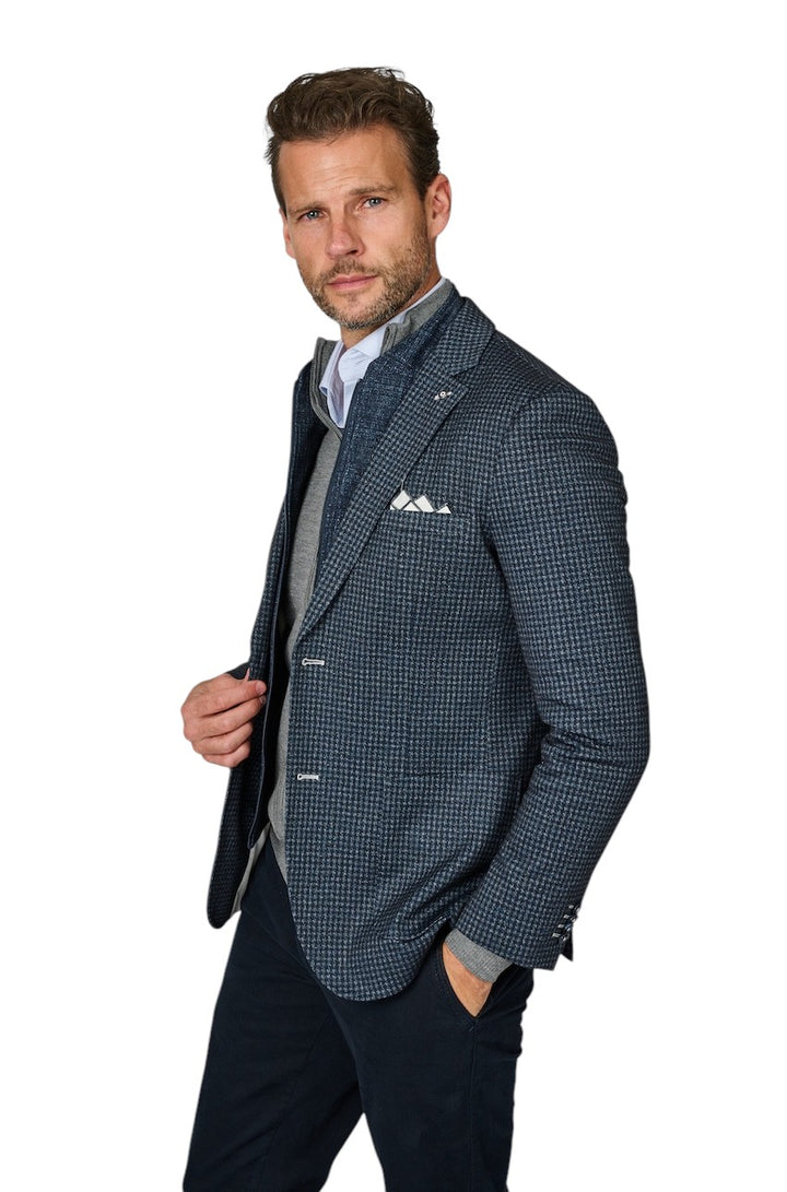 Blue Industry vest men navy