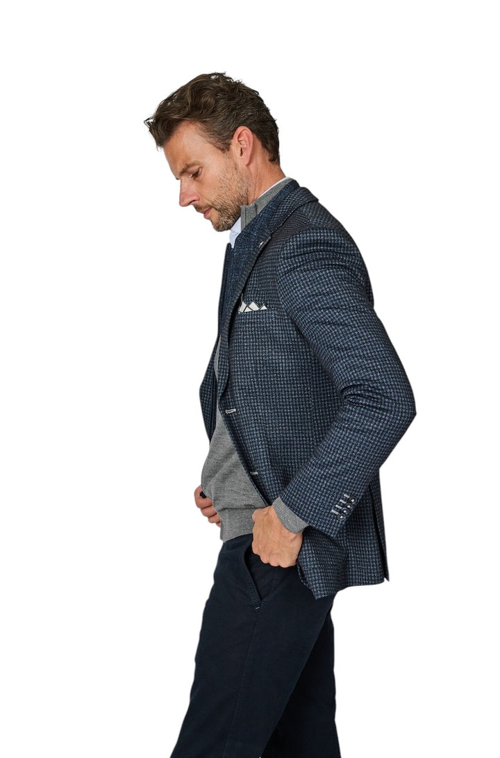 Blue Industry vest men navy
