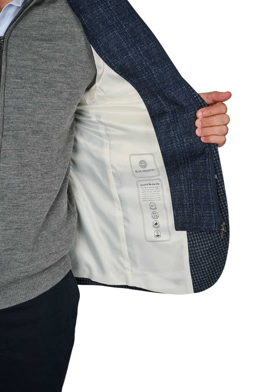 Blue Industry vest men navy