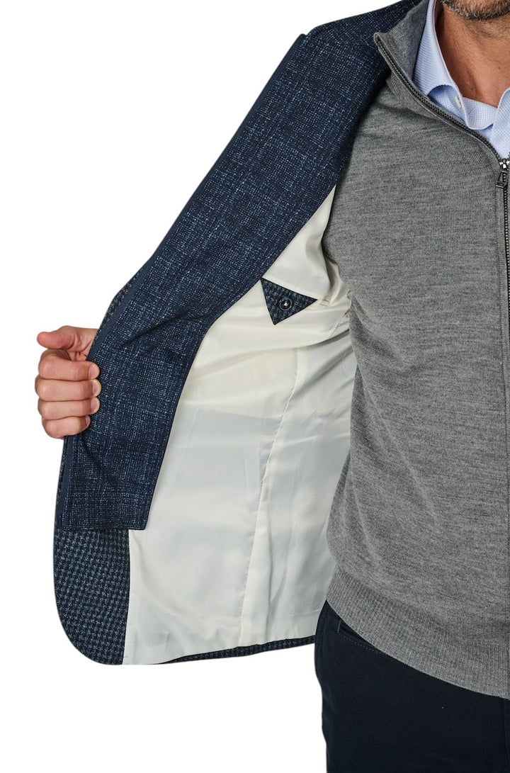 Blue Industry vest men navy