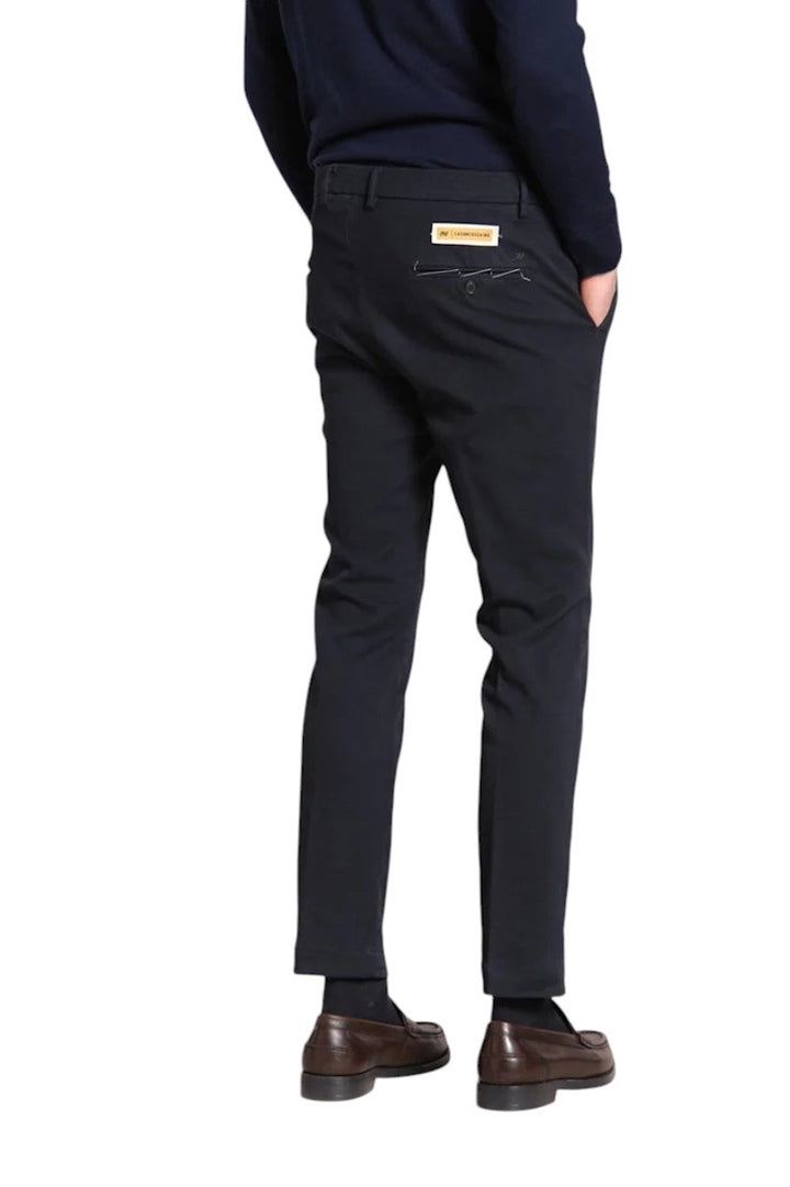 Mason'S Men sportieve broek heren marine COTTON/CASHMERE CHINO -  NEW YORK STYLE 9PN28963MBE328309
