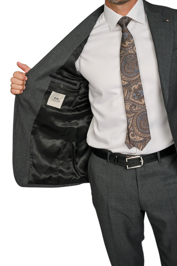 Cc Collection Corneliani kostuum heren anthraciet 267Z63-2667386 016