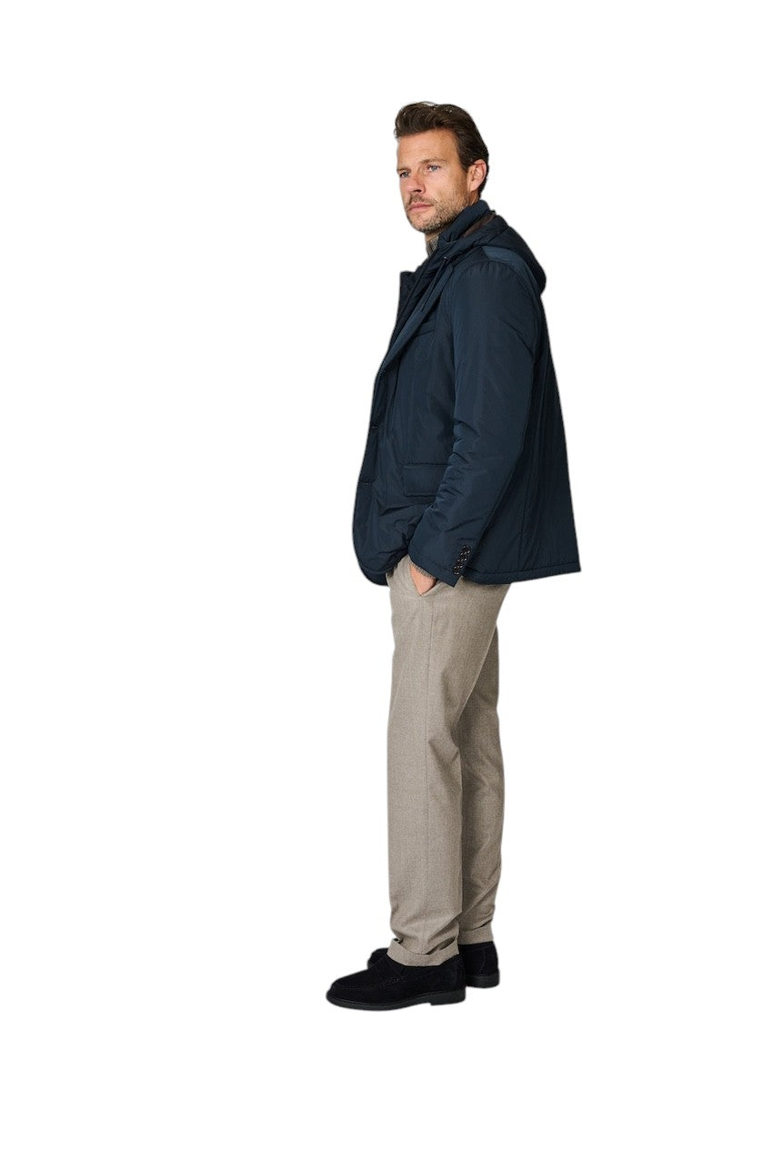 Cc Collection Corneliani mantel heren marine 28YAF3-2A20219 001