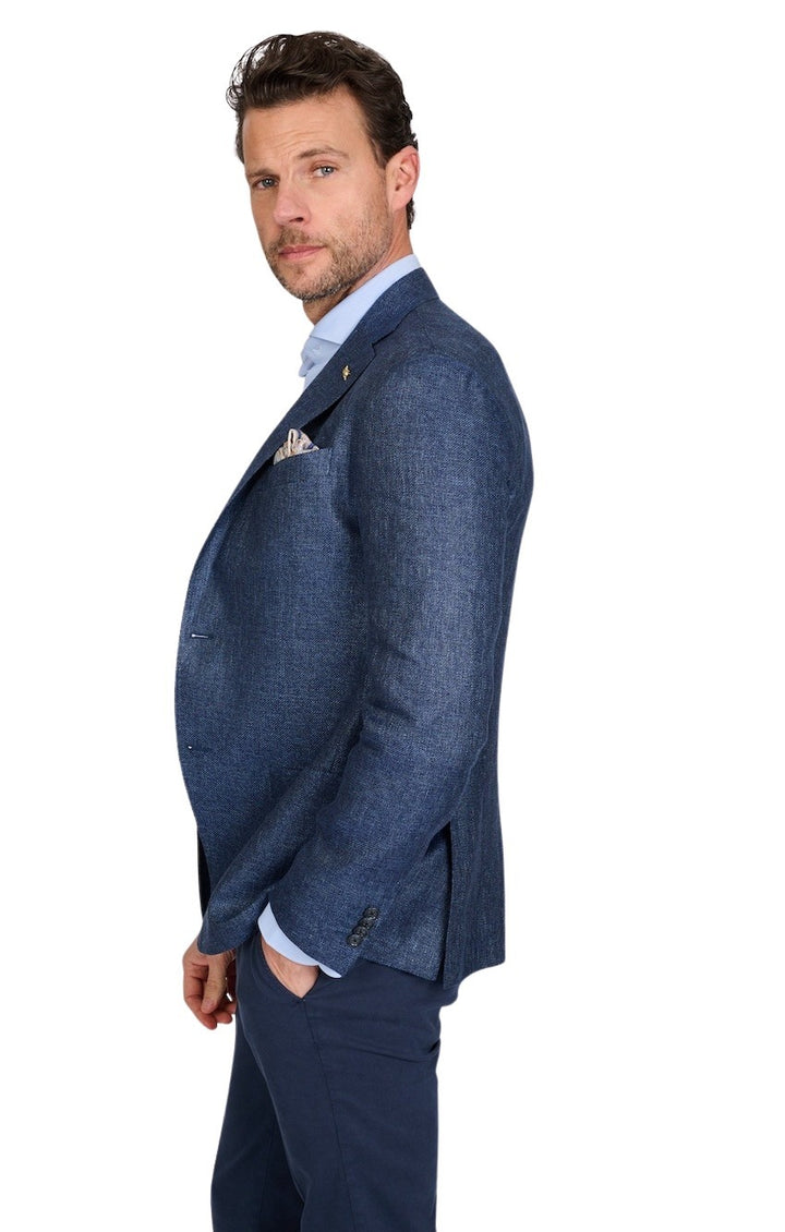 Cc Collection Corneliani vest heren blauw 25XZ23-2564300-010