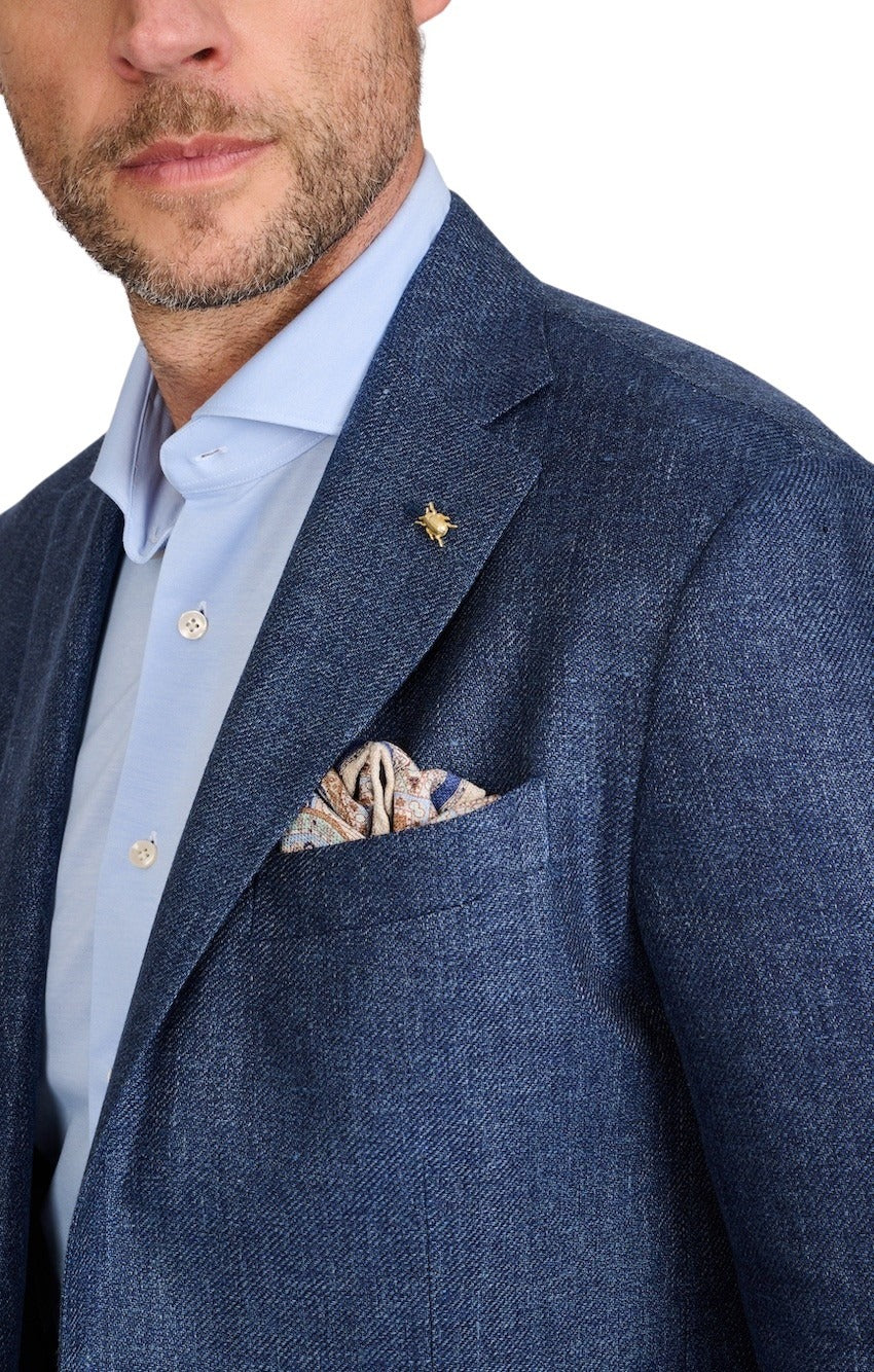 Cc Collection Corneliani vest heren blauw 25XZ23-2564300-010