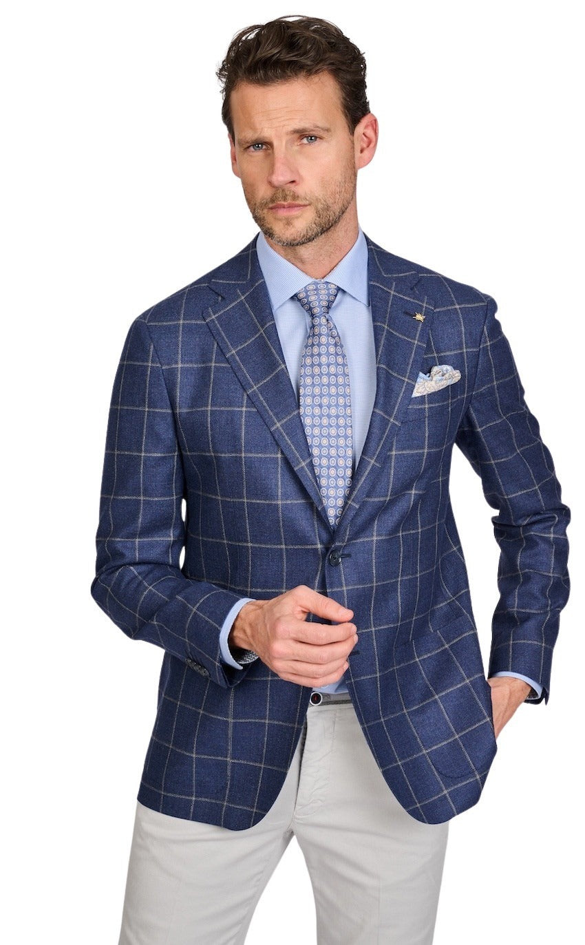 Cc Collection Corneliani vest heren blauw 25XZ23-2566921-002
