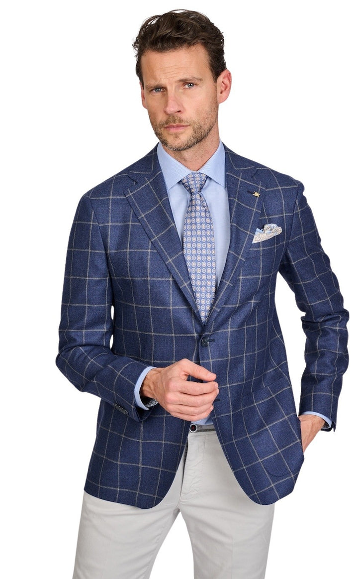 Cc Collection Corneliani vest heren blauw 25XZ23-2566921-002