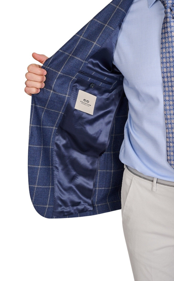 Cc Collection Corneliani vest heren blauw 25XZ23-2566921-002