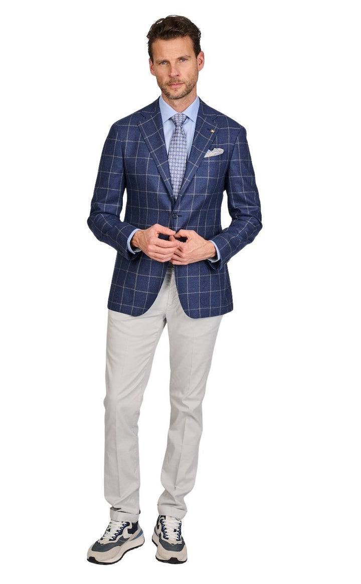 Cc Collection Corneliani vest heren blauw 25XZ23-2566921-002