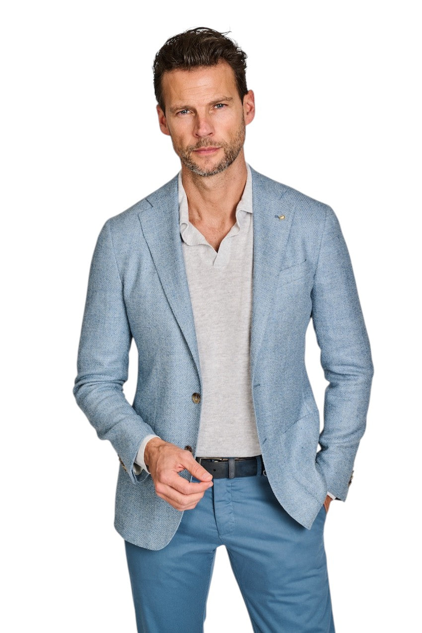 Cc Collection Corneliani vest heren licht blauw 27XZ23-2766901-009