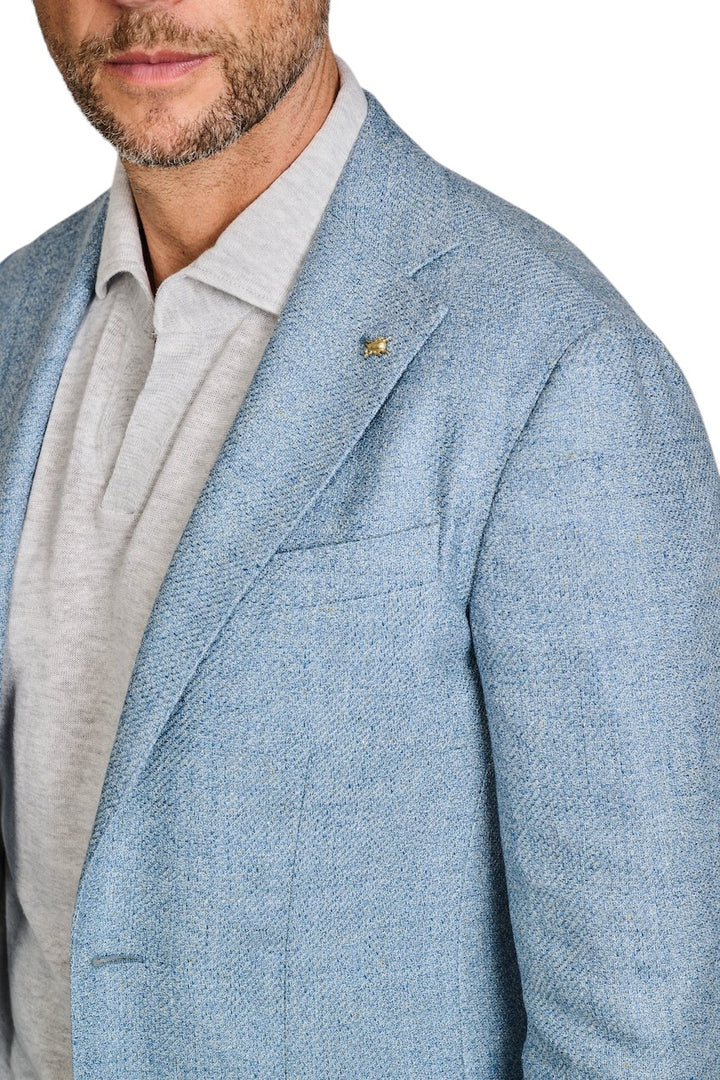 Cc Collection Corneliani vest heren licht blauw 27XZ23-2766901-009