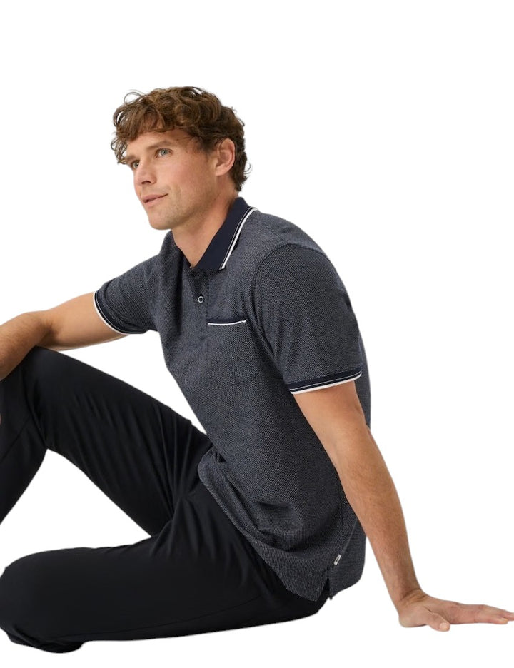 Brax Hommes polo manches courtes Patrick marine pour hommes