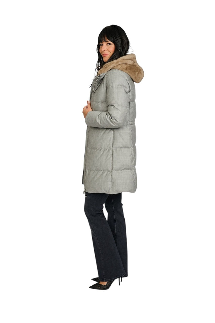 Duno Donna parka dames grijs VIRNA-BOLZANO