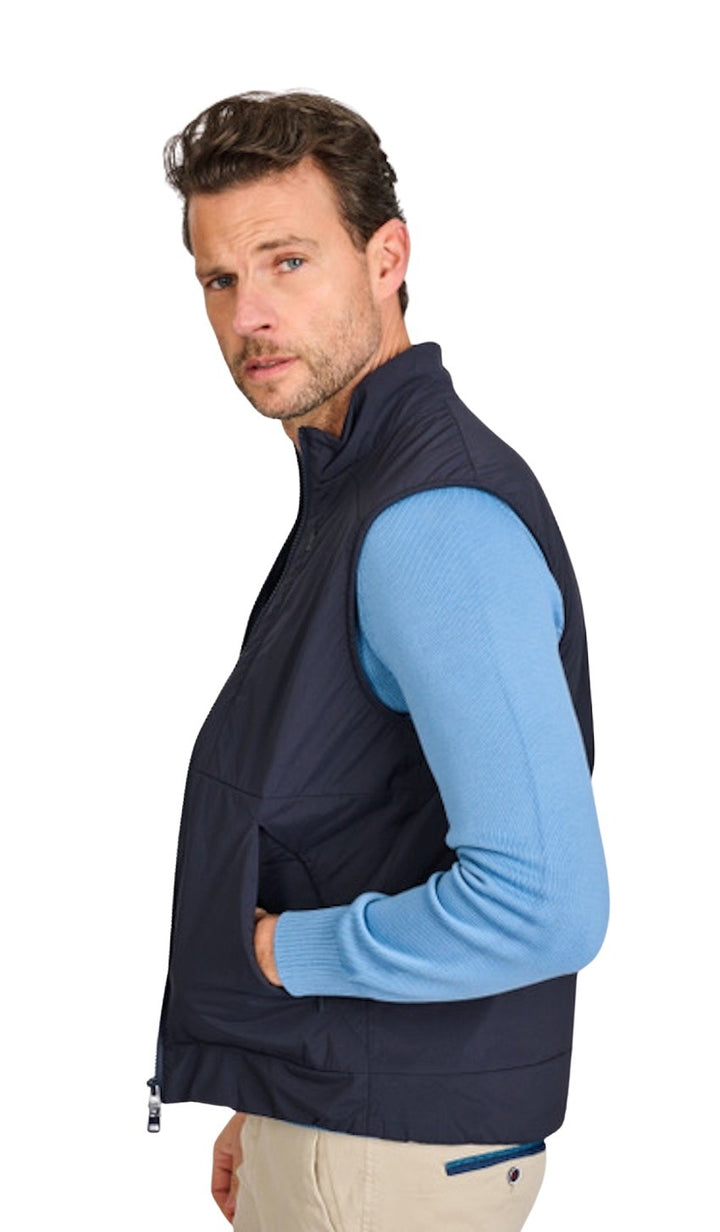 Duno Uomo bodywarmer heren donker blauw Arlo-Mirto 861