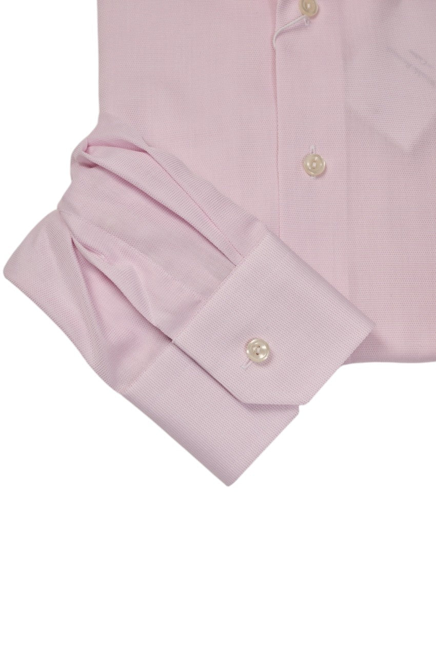 Eton camicia maniche lunghe rosa contemporanea da uomo 10001512152