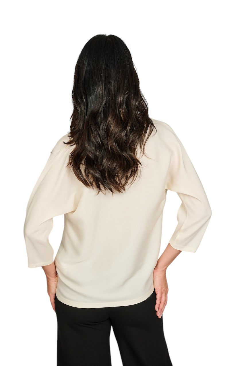 Fabiana Filippi blouse dames ecru TPD225F843L703 0145