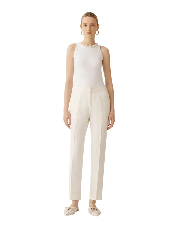 Fabiana Filippi broek dames ecru PAD275F326 D544 0142