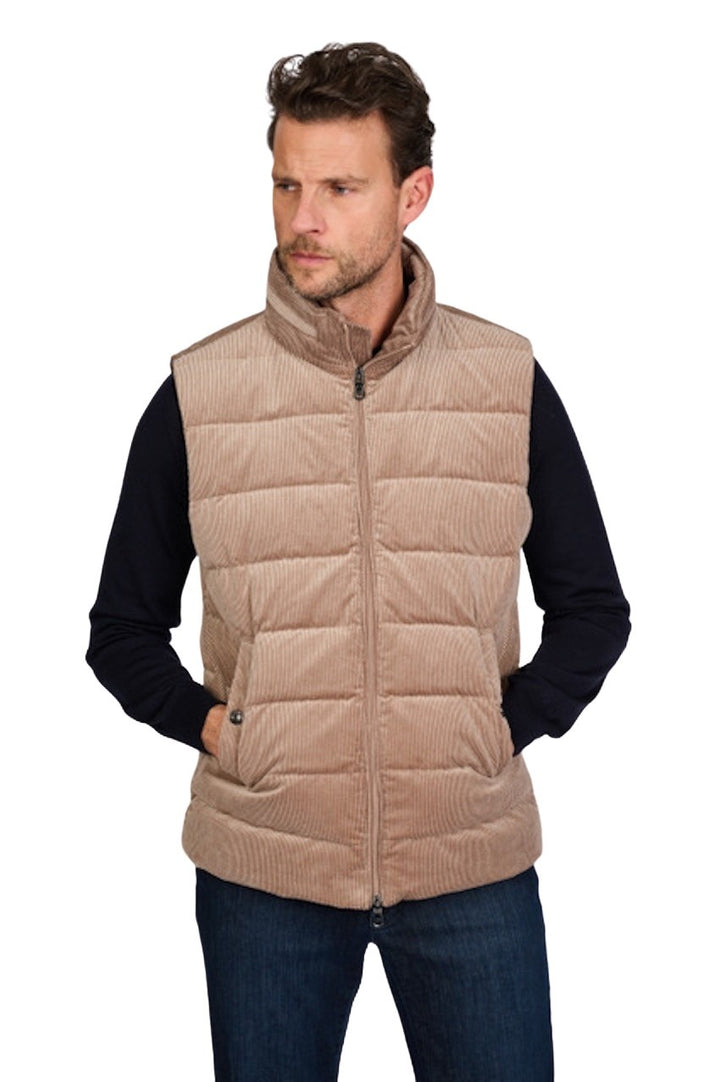 Fradi bodywarmer heren beige