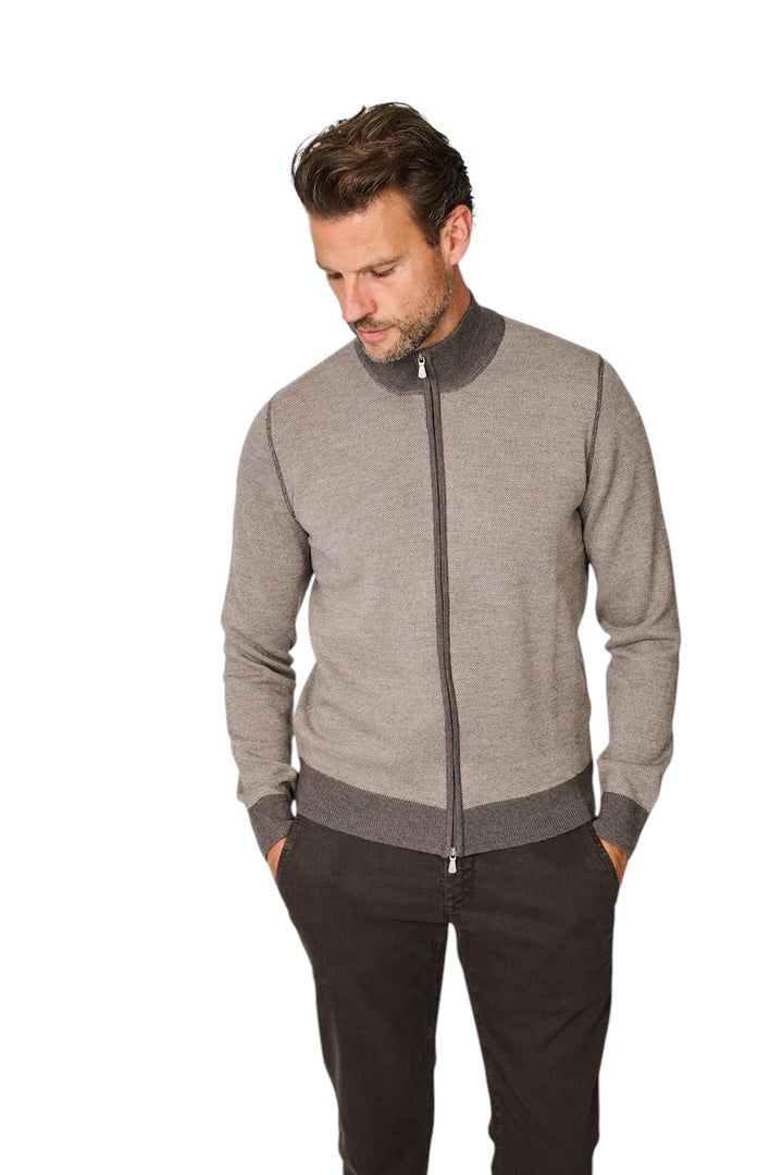 Gran Sasso Men gilet heren bruin