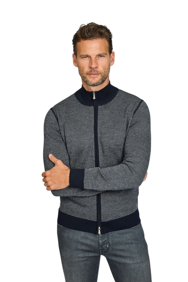 Gran Sasso Men gilet heren donker blauw 57114 14241 803
