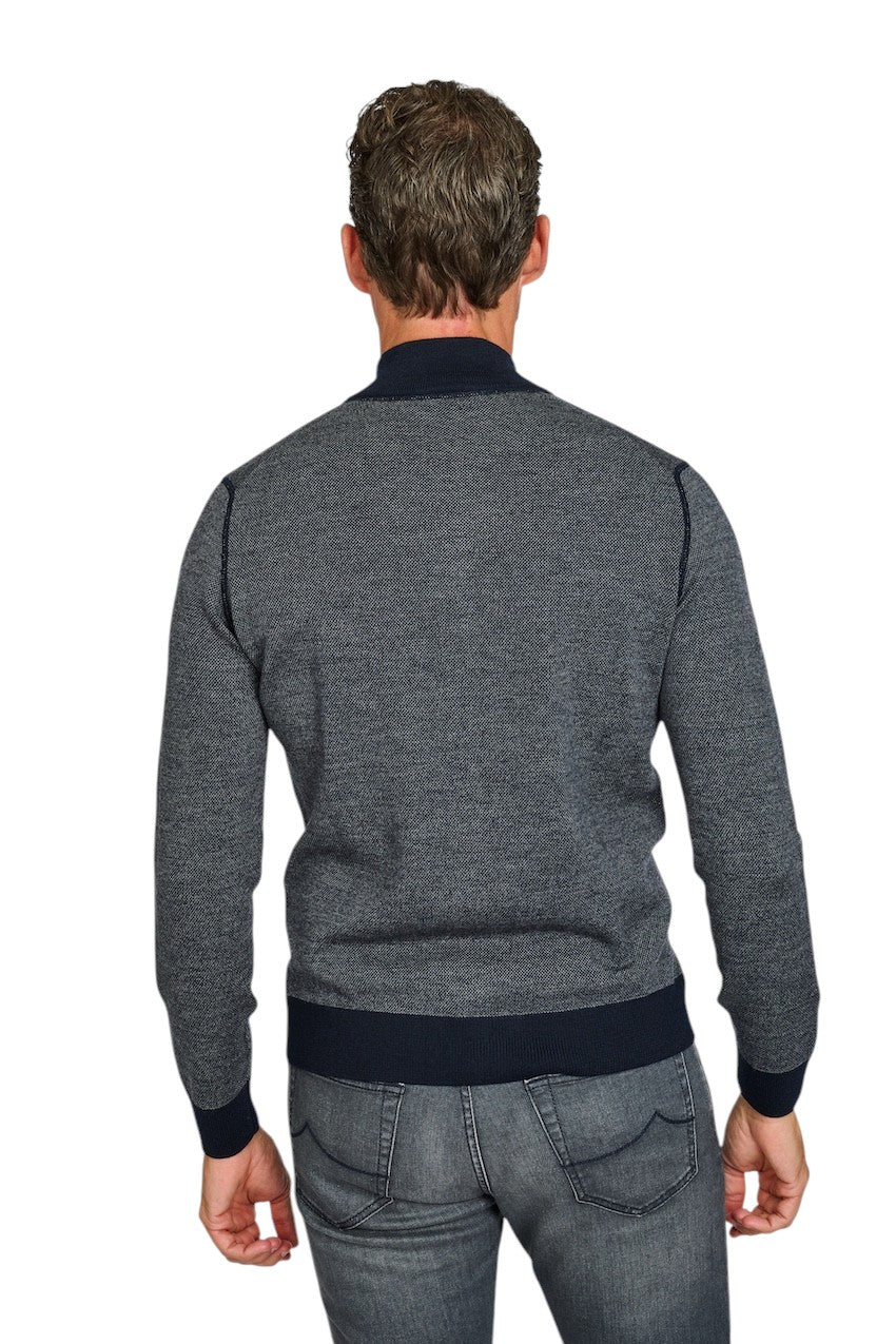 Gran Sasso Men gilet heren donker blauw 57114 14241 803