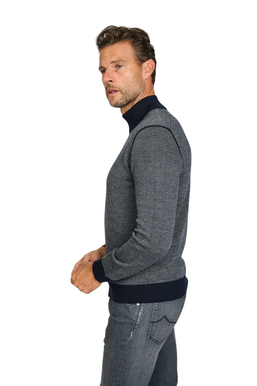 Gran Sasso Men gilet heren donker blauw 57114 14241 803