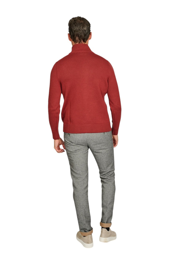 Gran Sasso Men gilet heren donker rood 13108 14272 253