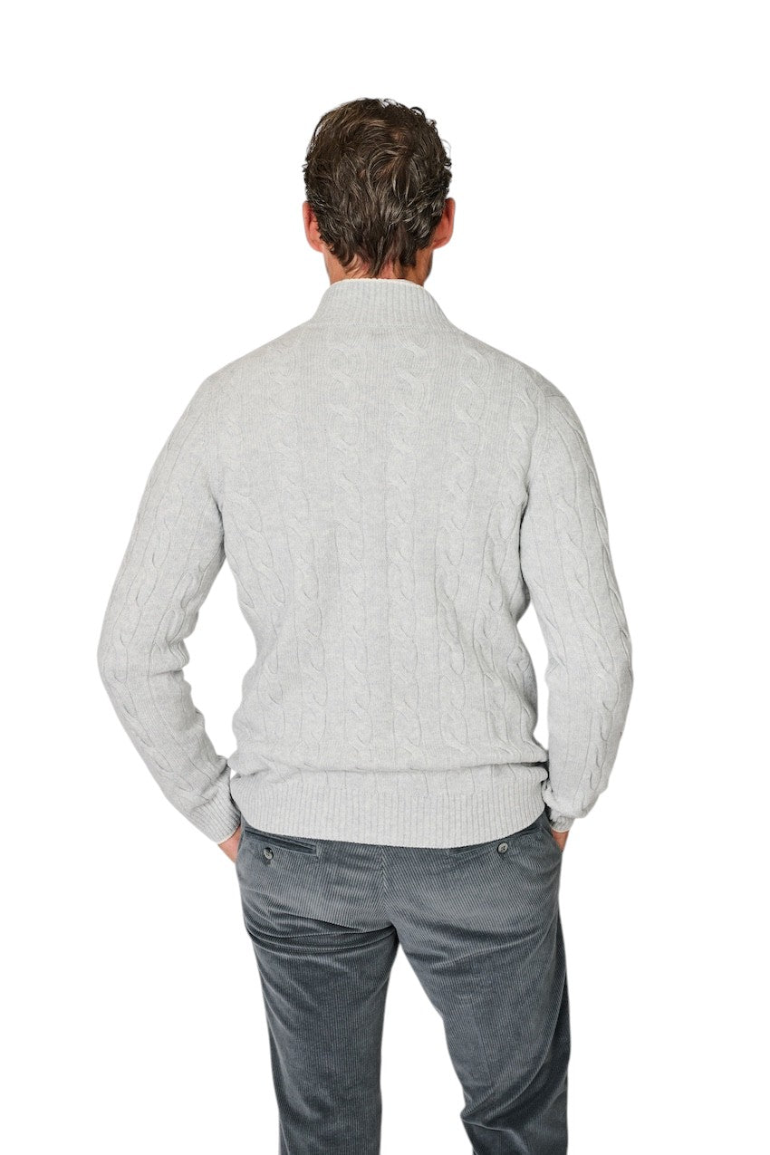 Gran Sasso Men gilet heren licht grijs