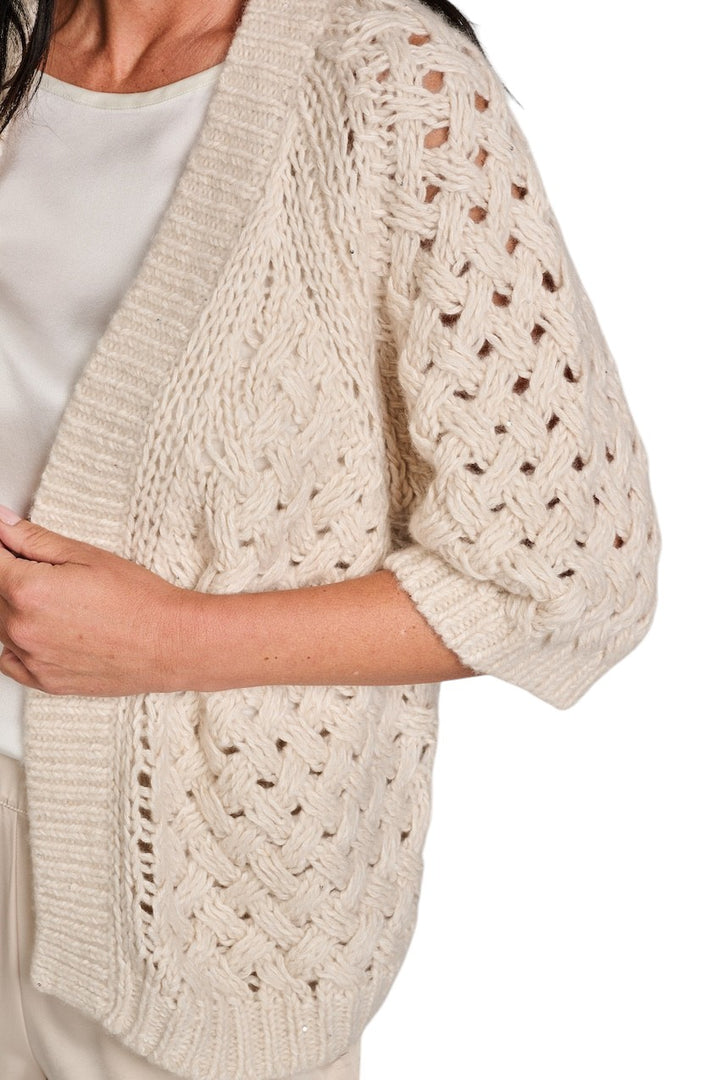 Hemisphere gilet dames beige 261C3SQ553-17 SQ1