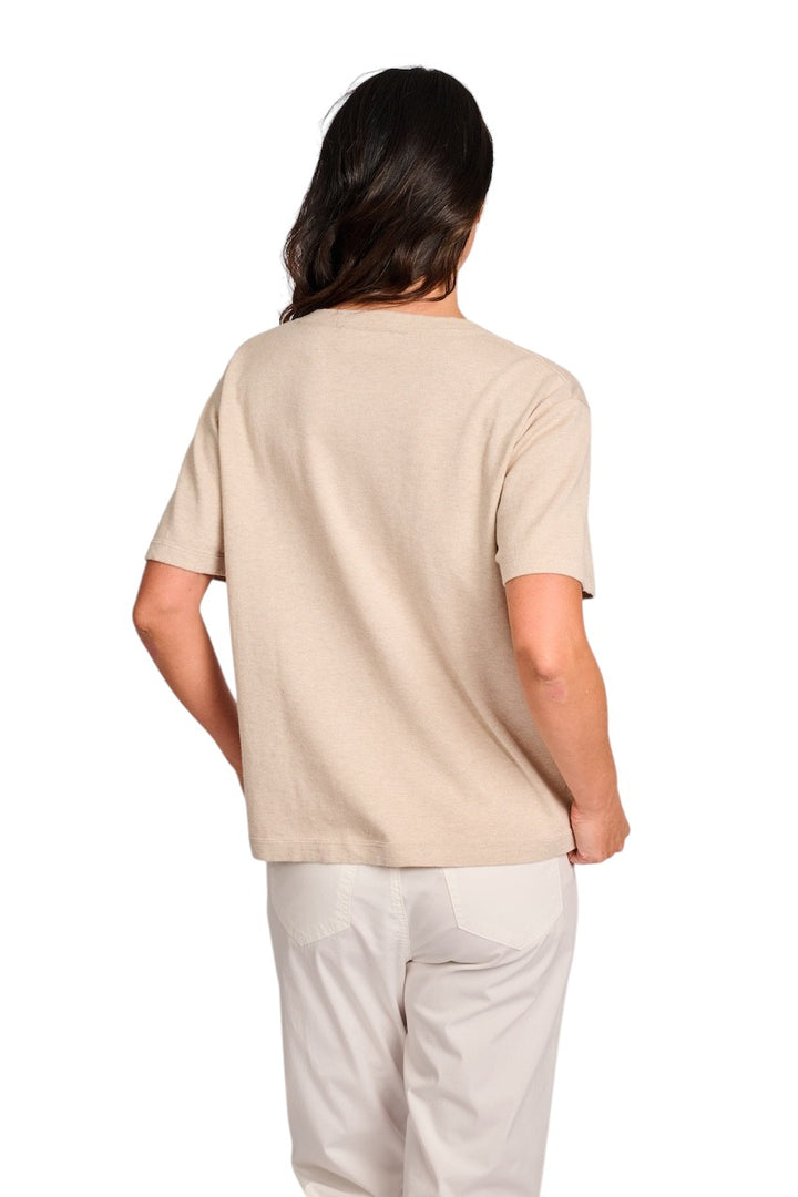 Hemisphere pull trui dames zand 2510401-4 7304