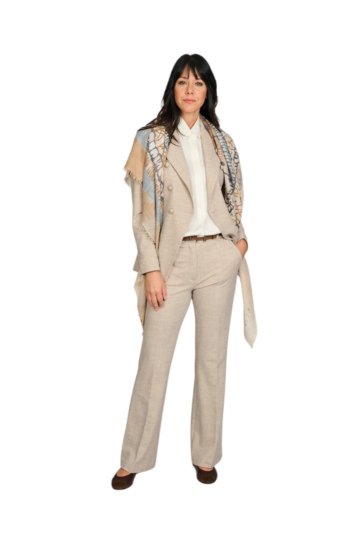Hemisphere sjaal dames beige NCIRCLE-CSMQ 252B