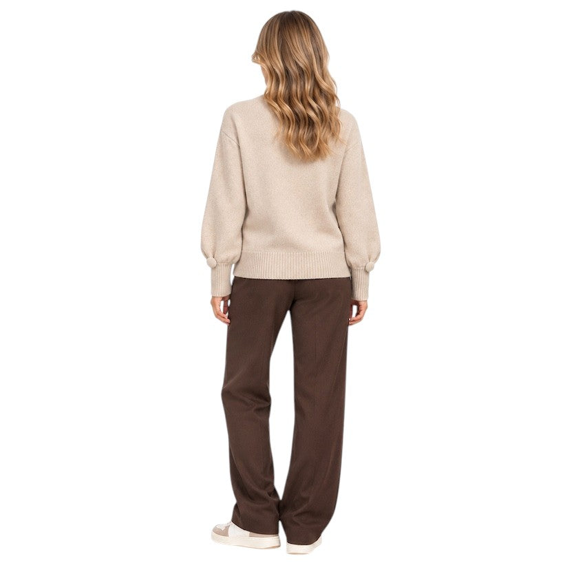 Herzens pull trui dames greige Mina 25263-1024 130