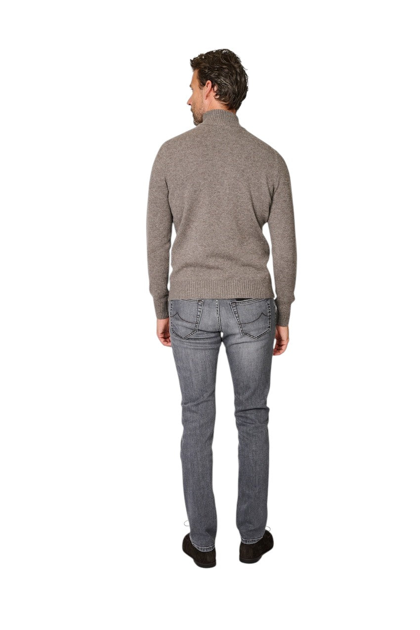 Jacob Cohen Men jeans heren zwart slim fit with zipper Bard JUM_QE009 030 S4286 600D
