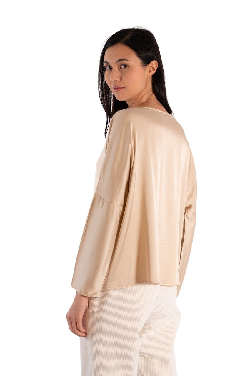 Jeff blouse dames licht beige