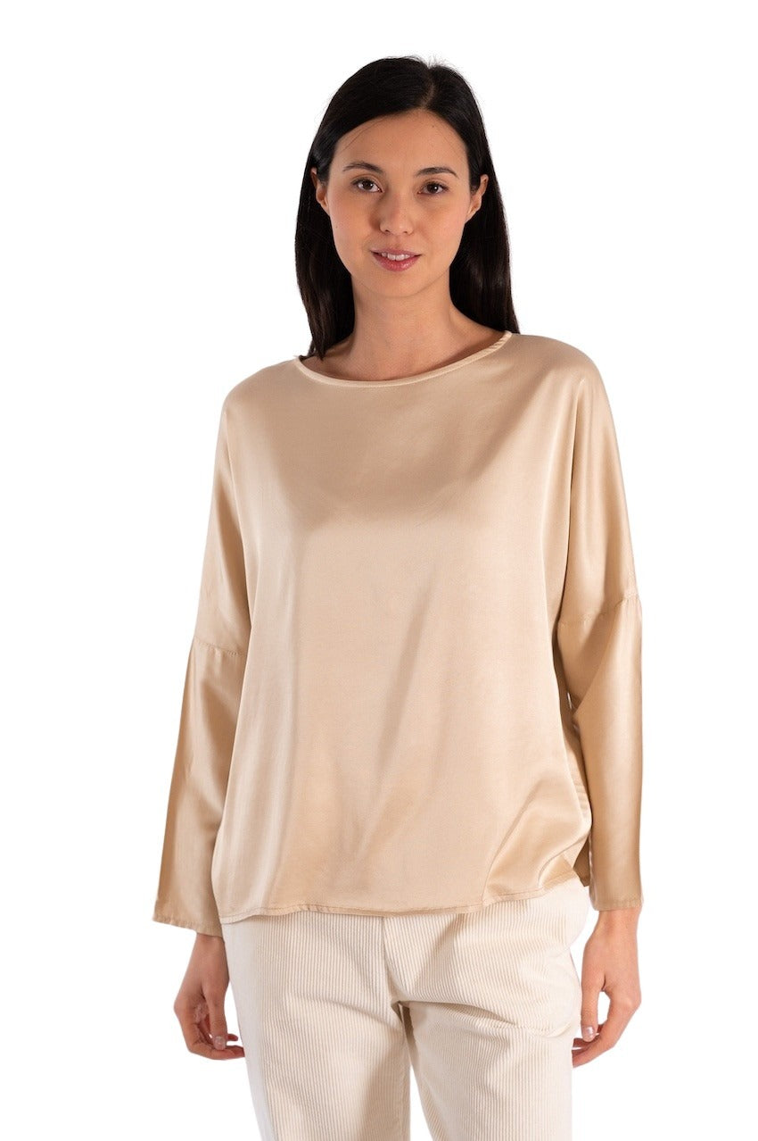 Jeff blouse dames licht beige