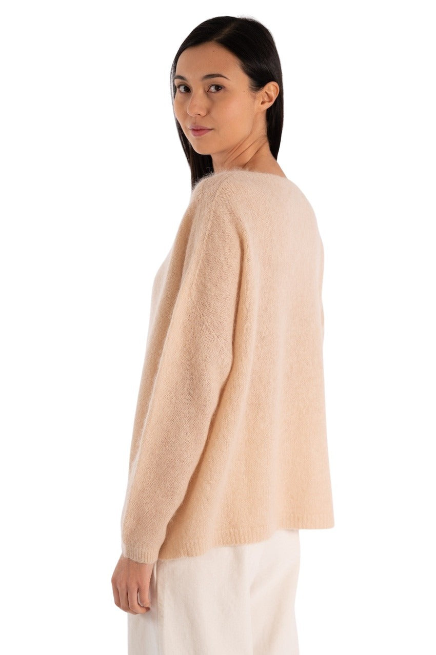 Jeff pull-over pour dames beige