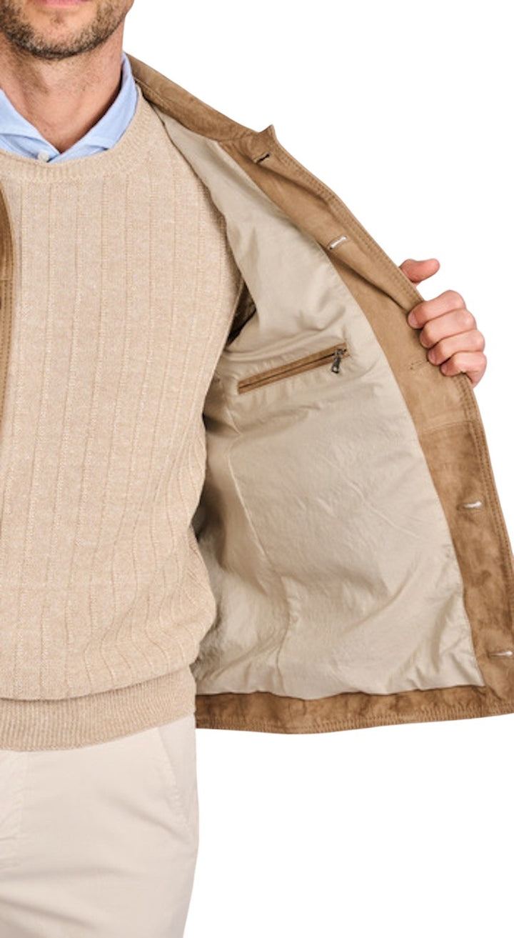 Joop leren vest heren bruin Rill 1500114 253