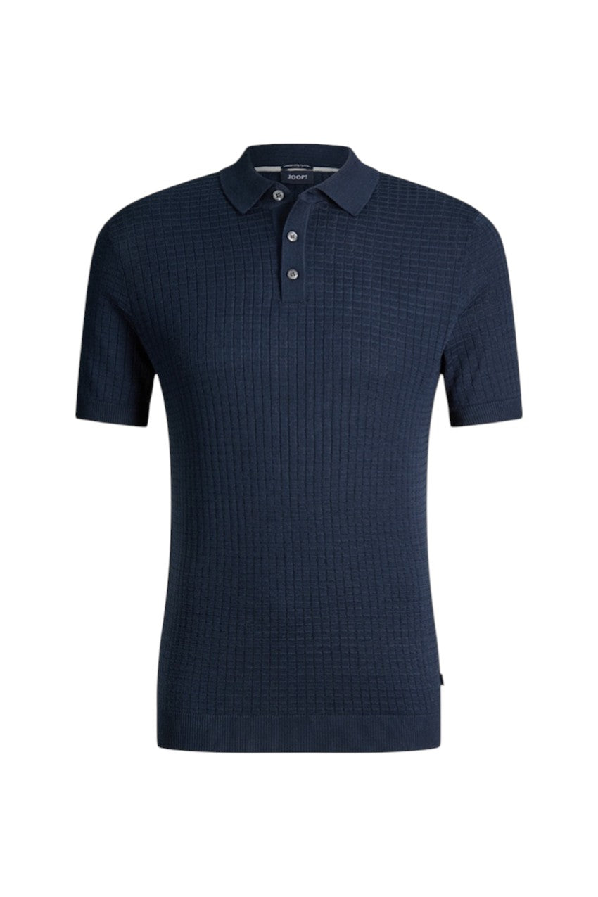 Joop polo shirt korte mouwen heren donker blauw Vanceo 10100298 00402