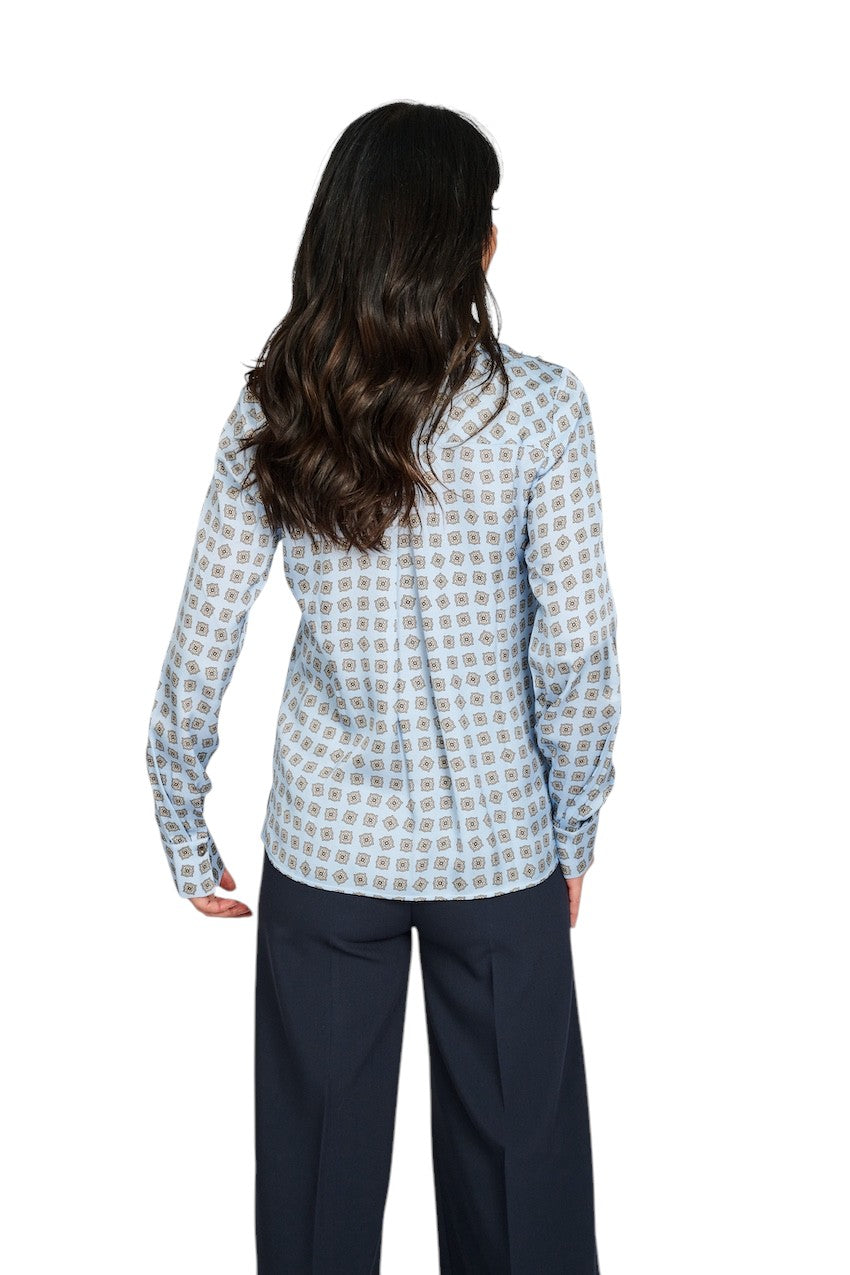 Margittes blouse dames blauw 56259512 40007