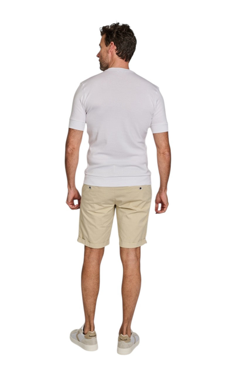 Mason'S Men bermuda heren beige Torino summer 9BE22863N2ME303332