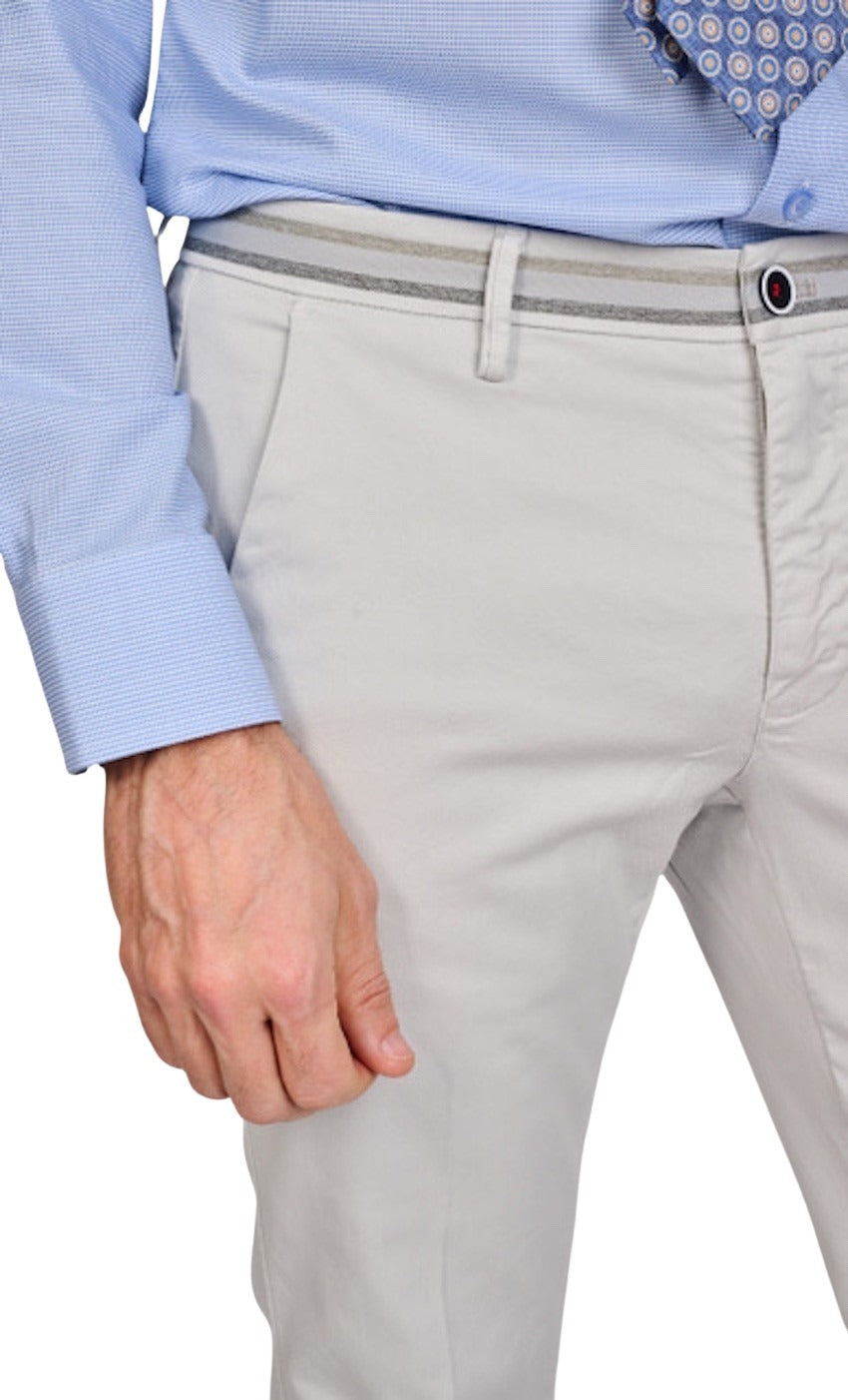 Mason'S Men broek heren grijs Torino summer 9PN2R2863N4MBE098155
