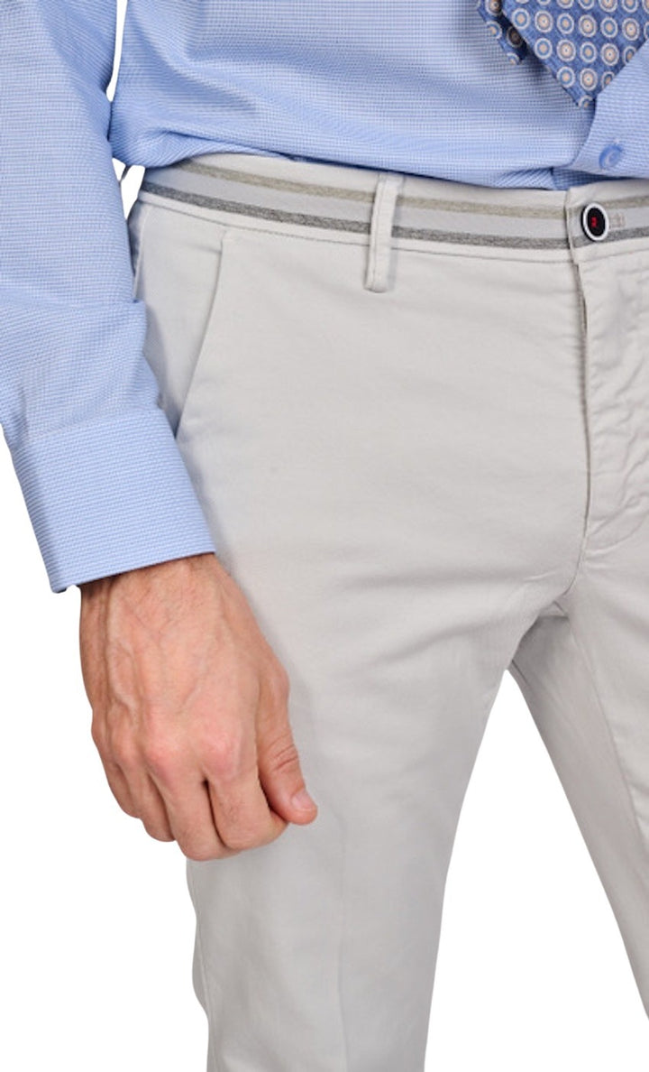 Mason'S Men broek heren grijs Torino summer 9PN2R2863N4MBE098155