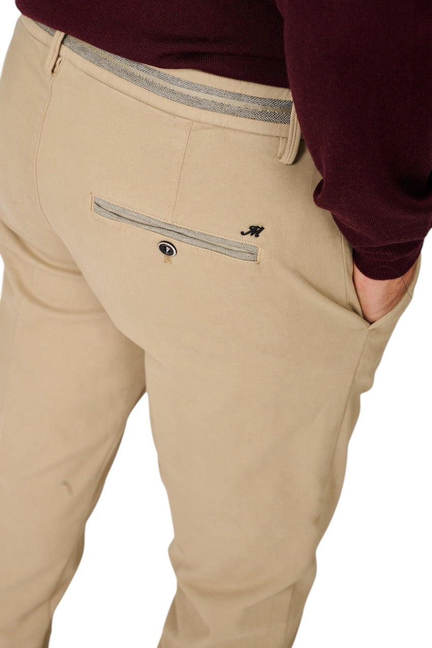 Mason'S Men sportieve broek heren beige Torino Elegance 9PN2R4593N2MBE070594