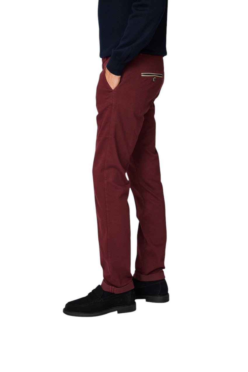 Mason'S Men sportieve broek heren bordeaux Torino Elegance 9PN2R4593N1MBE070342