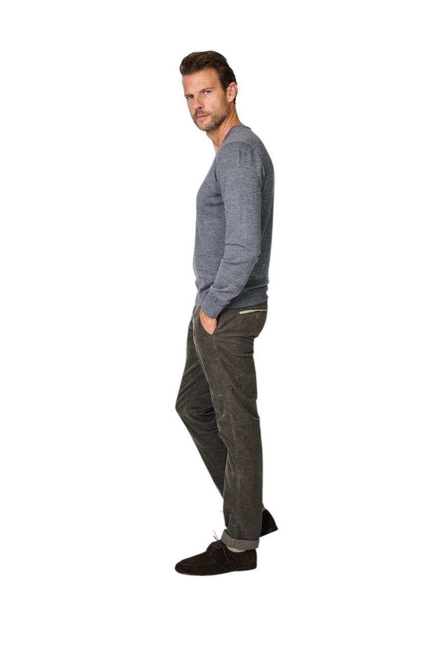 Mason'S Men sportieve broek heren donker bruin Torino Winter 9PN2R3073N6VBE014738