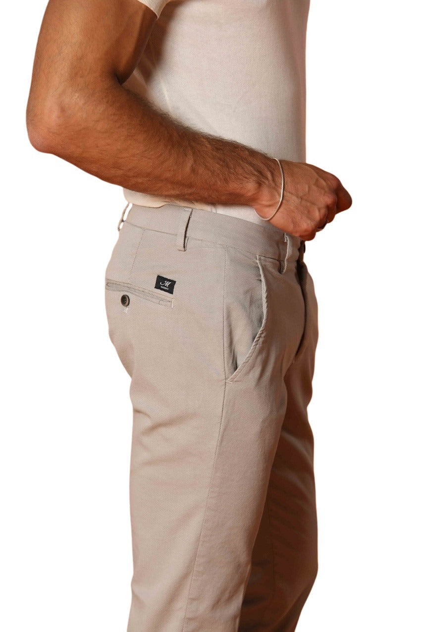 Mason'S Men sportieve broek heren taupe Torino 9PN2R4973CBE319266
