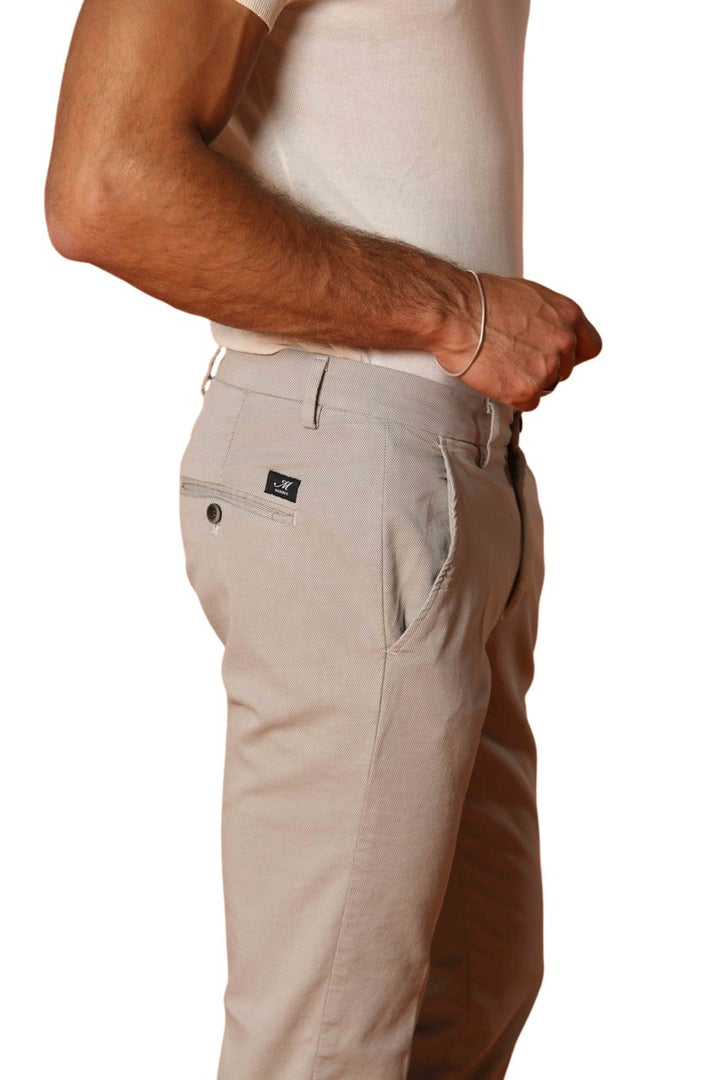 Mason'S Men sportieve broek heren taupe Torino 9PN2R4973CBE319266