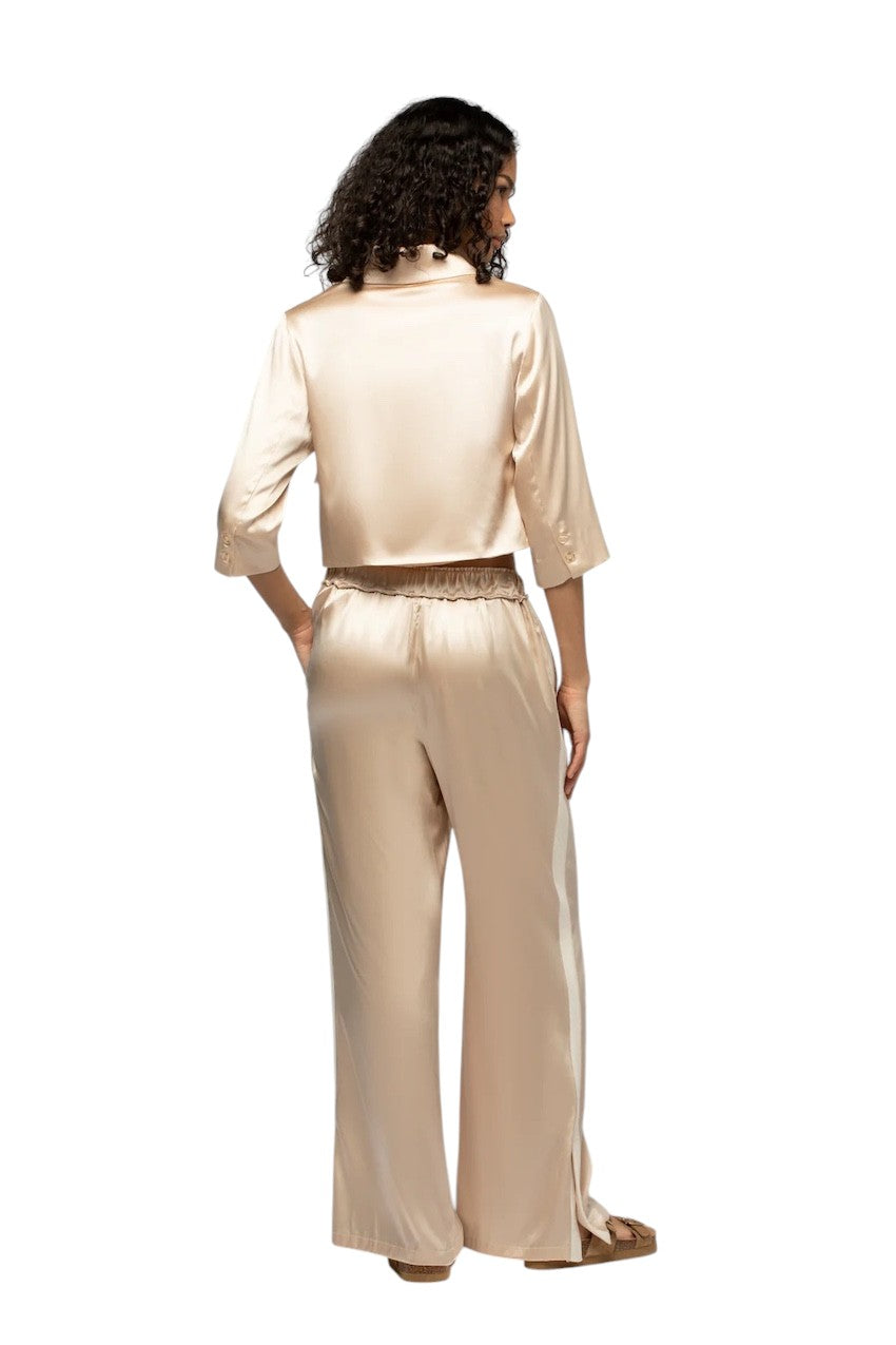 Max&Moi broek dames beige Badga E25BADGA 01