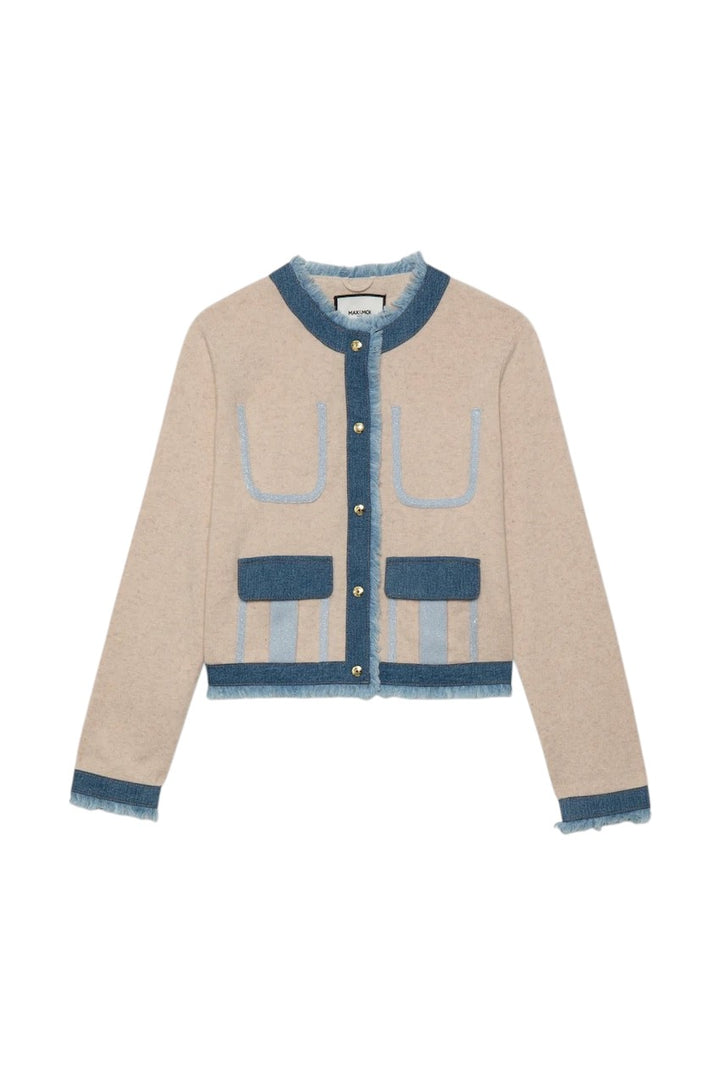 Max&Moi gilet dames beige Vadela E25VADELA 01