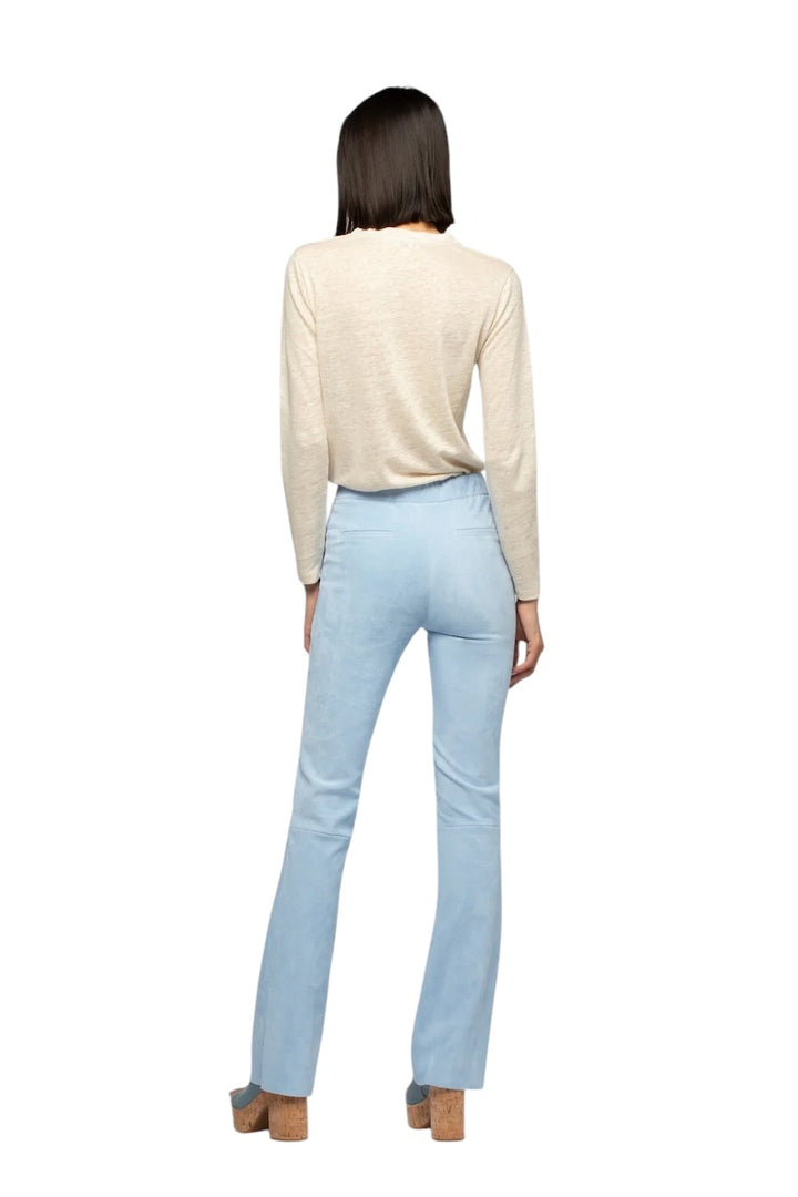 Max&Moi leren broek dames ciel Beyina